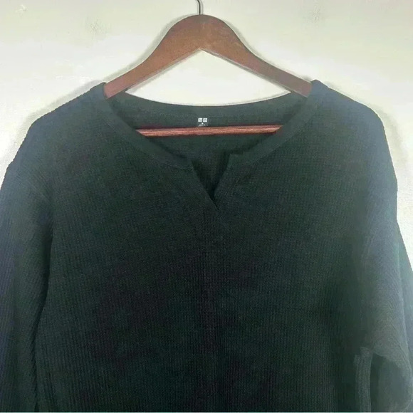 Uniqlo Black Waffle‎ Dress - Picture 3 of 5